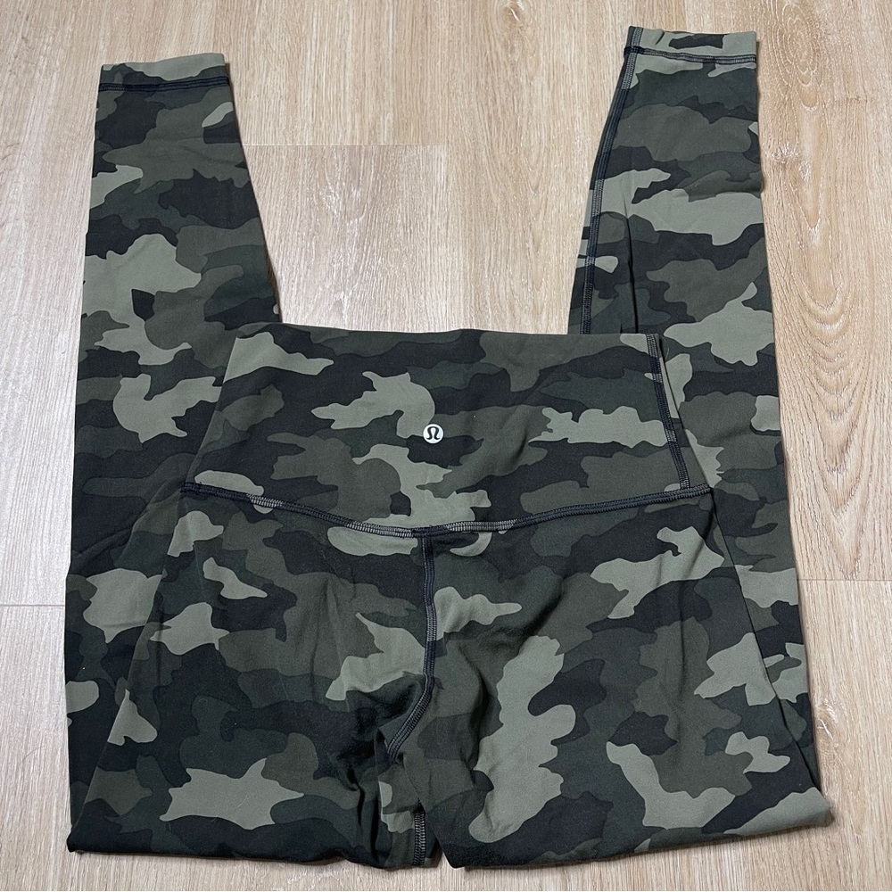 Lululemon Align High-Rise Pant Heritage 365 Camo Medium Olive Multi leggings